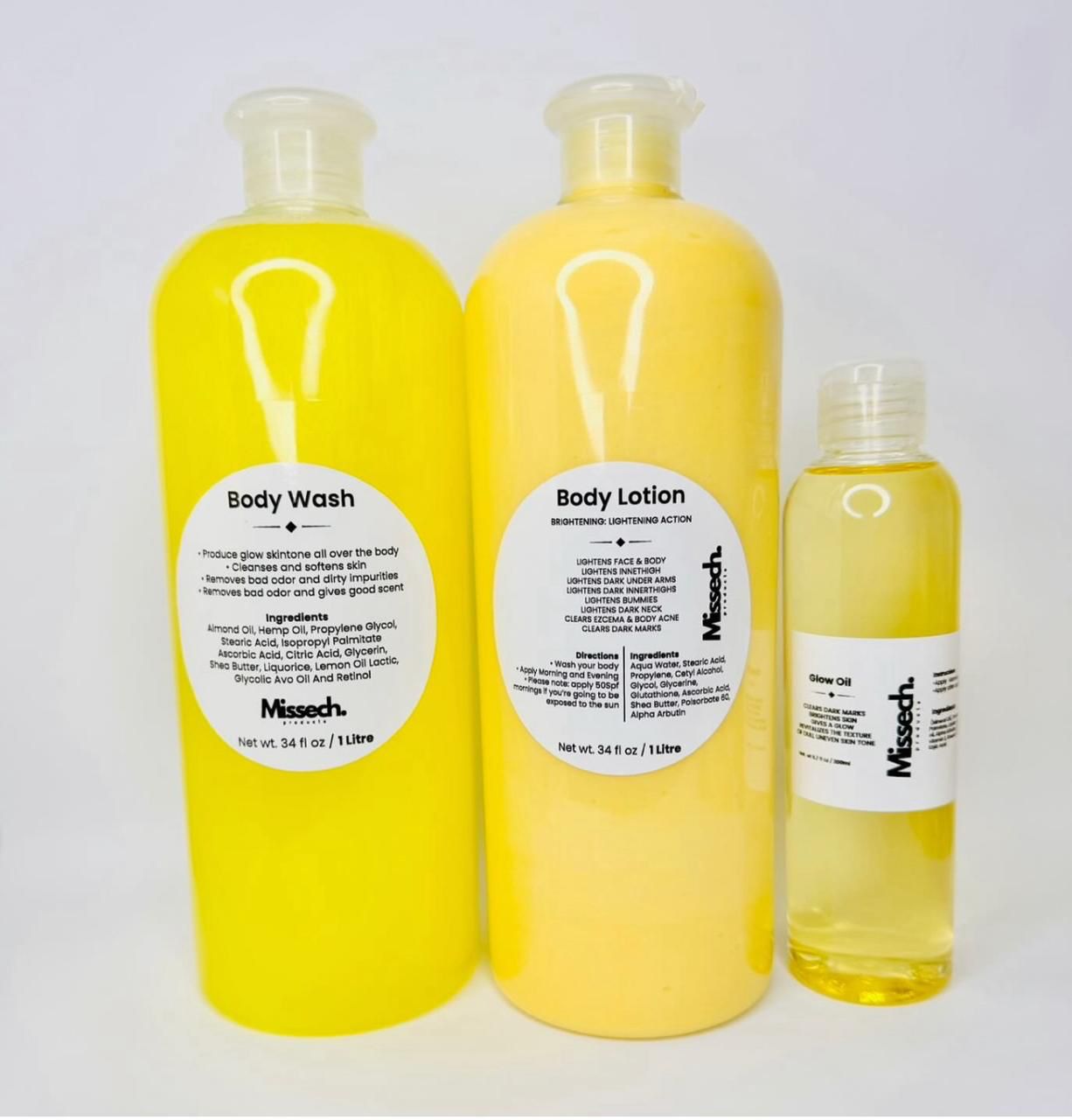 Lightening Body Set with Body Wash -1L