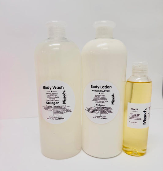 Glow Body Set 1Litre (Collagen)