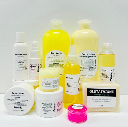 Face Brightening Glowing  & Body Full Set : Knuckle Set 1L